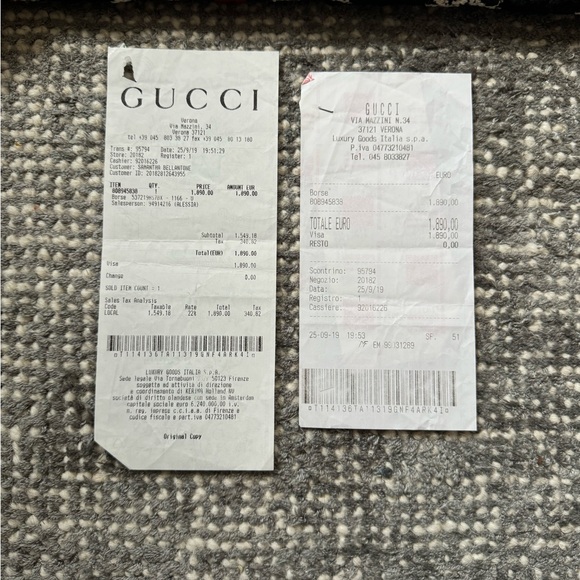 Authentic Rare Gucci Raja Leather and Tweed Tote w/ Crystal Tiger - Brand New - Picture 2 of 12